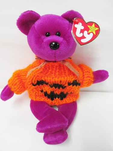 Millennium Halloween Bear, Correct Spelling<br>Ty - Beanie Baby<br>(Click on picture-FULL DETAILS)